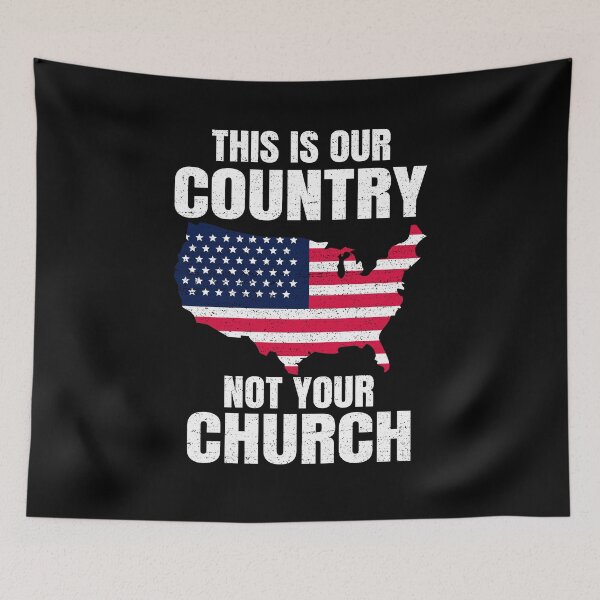 Item preview, This Is Our Country Not Your Church Funny designed and sold by larykingshop.