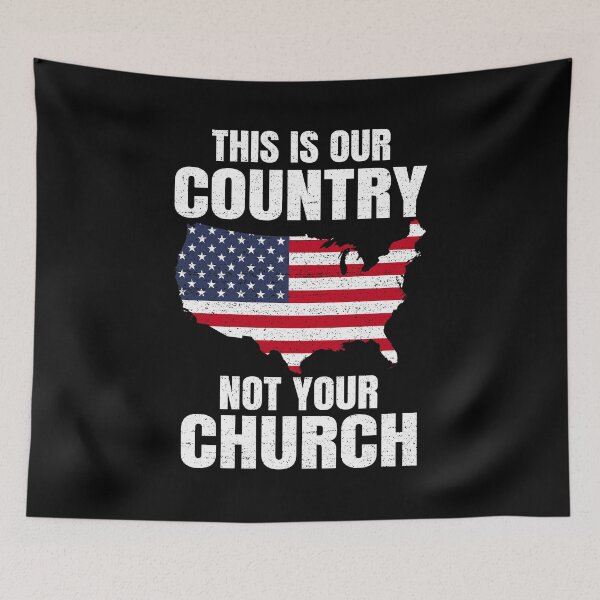 Item preview, Funny This Is Our Country Not Your Church designed and sold by larykingshop.
