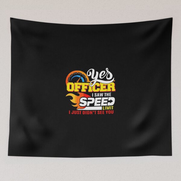 Item preview, Auto Lover Yes Officer Speeding Car Gift designed and sold by ferverena4.