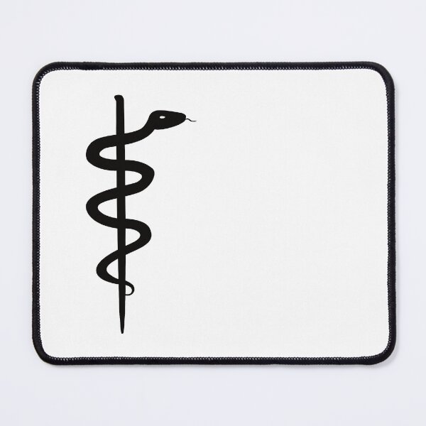 Item preview, Rod of Asclepius Silhouette designed and sold by Artsy-Chemist.