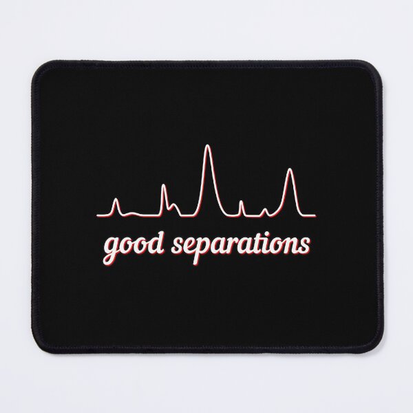 Item preview, Good Separations - White and Red, Dark Background designed and sold by Artsy-Chemist.