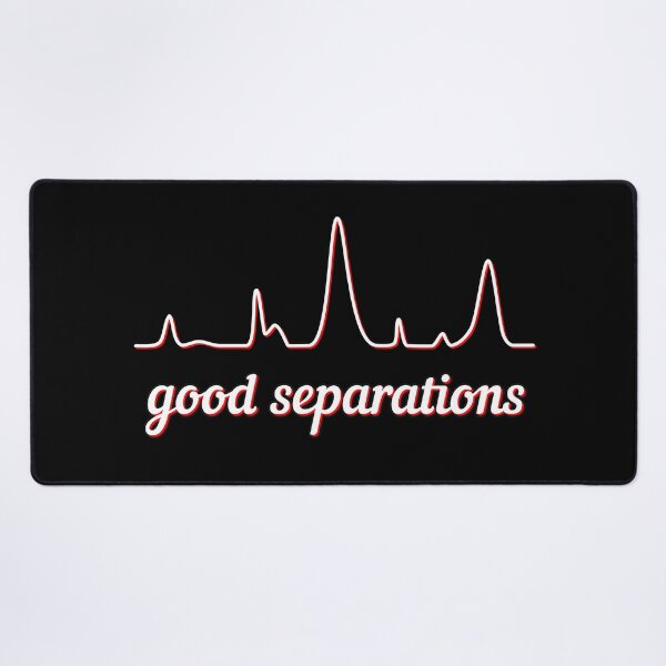 Item preview, Good Separations - White and Red, Dark Background designed and sold by Artsy-Chemist.