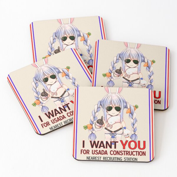 Item preview, Hololive Usada Pekora Recruitment Poster  designed and sold by AubreyJungen44.