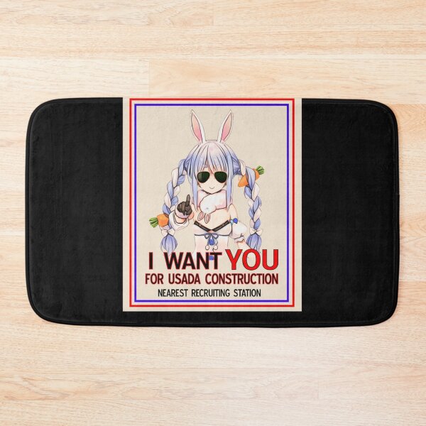 Item preview, Hololive Usada Pekora Recruitment Poster  designed and sold by AubreyJungen44.