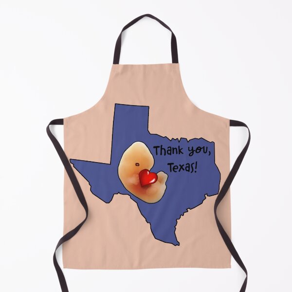 Item preview, Thank you, Texas! Embryo hugging cartoon-style heart-shape inside Texas map. designed and sold by Brasilia.