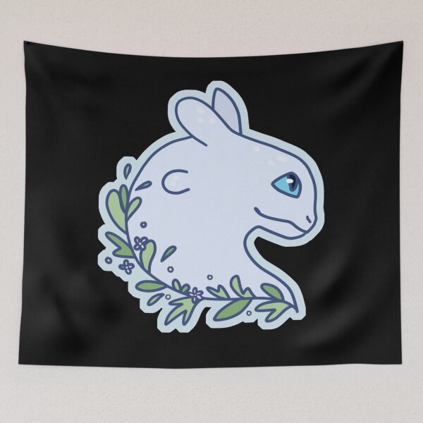 Item preview, Light Fury with Flowers designed and sold by LinaSchmitz.