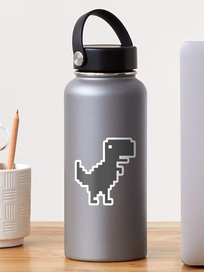 Thumbnail 1 von 3, Sticker, 8bit Dino designt und verkauft von uselessorder.