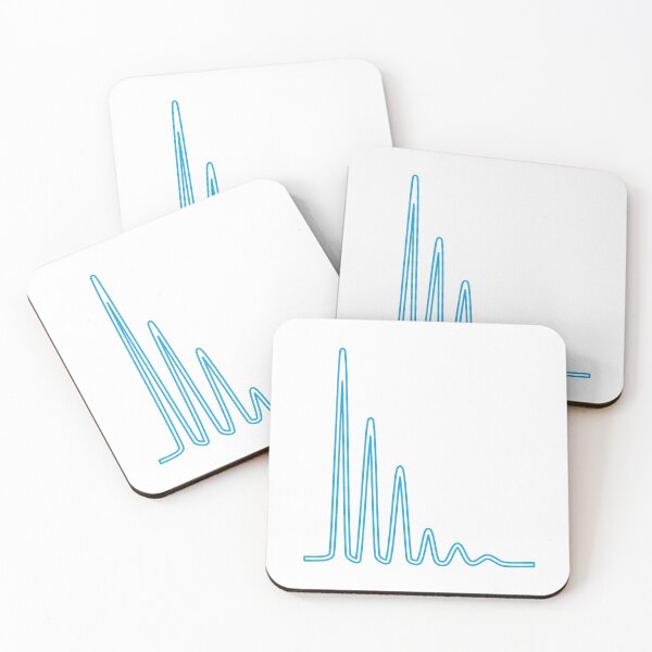 Item preview, Mass Peak Envelope - Blue on Light Background designed and sold by Artsy-Chemist.