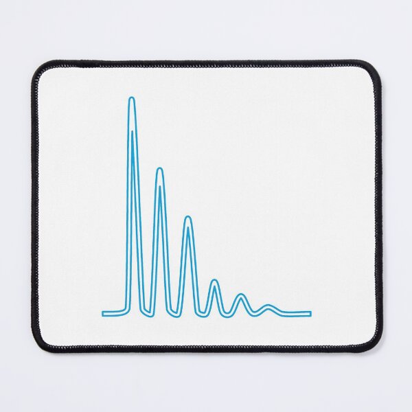 Item preview, Mass Peak Envelope - Blue on Light Background designed and sold by Artsy-Chemist.