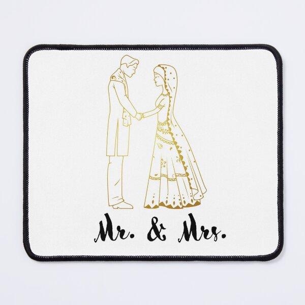 Item preview, MR and MRS indian wedding designed and sold by billionairebrnd.