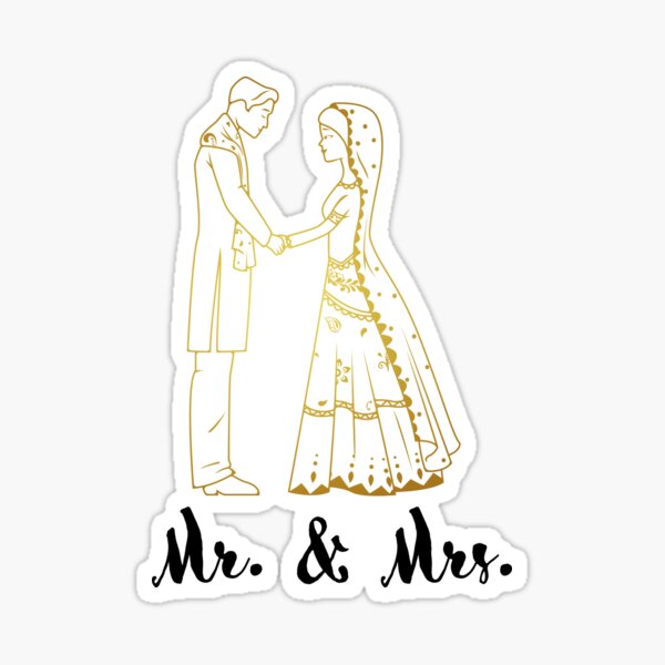 Item preview, MR and MRS indian wedding designed and sold by billionairebrnd.