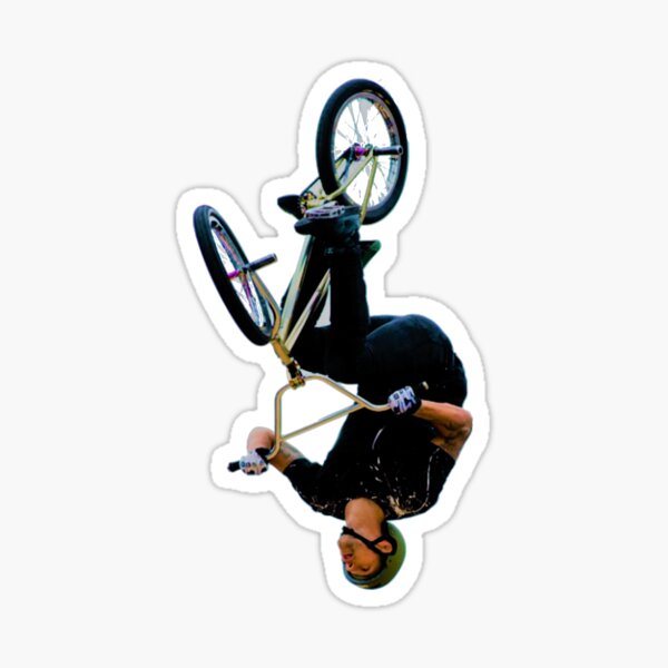 Crazy Frog decal adhesive transparent sticker for bike, cycle, scooter