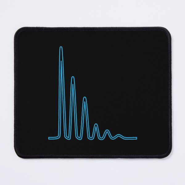 Item preview, Mass Peak Envelope - Blue on Dark Background designed and sold by Artsy-Chemist.