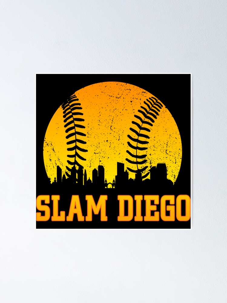 San Diego Padres Vintage Logo on Old Wall T-Shirt