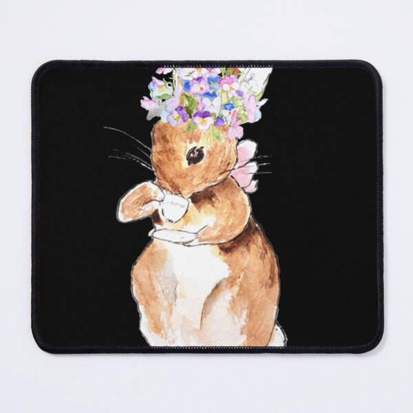 Item preview, cute rabbittz drinking tea designed and sold by feeneybd.
