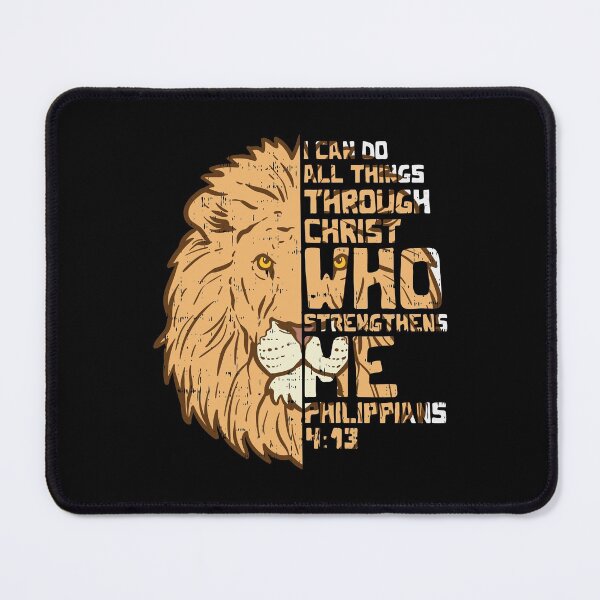 Item preview, I Can Do Things Through Christ Lion Philippians 413 Gift designed and sold by urlanne.