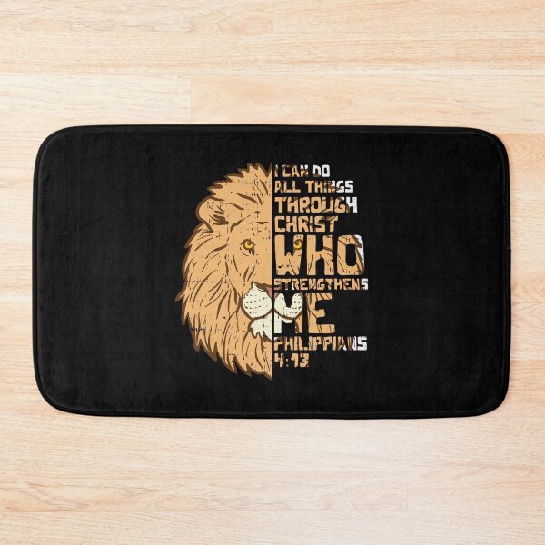 Item preview, I Can Do Things Through Christ Lion Philippians 413 Gift designed and sold by urlanne.