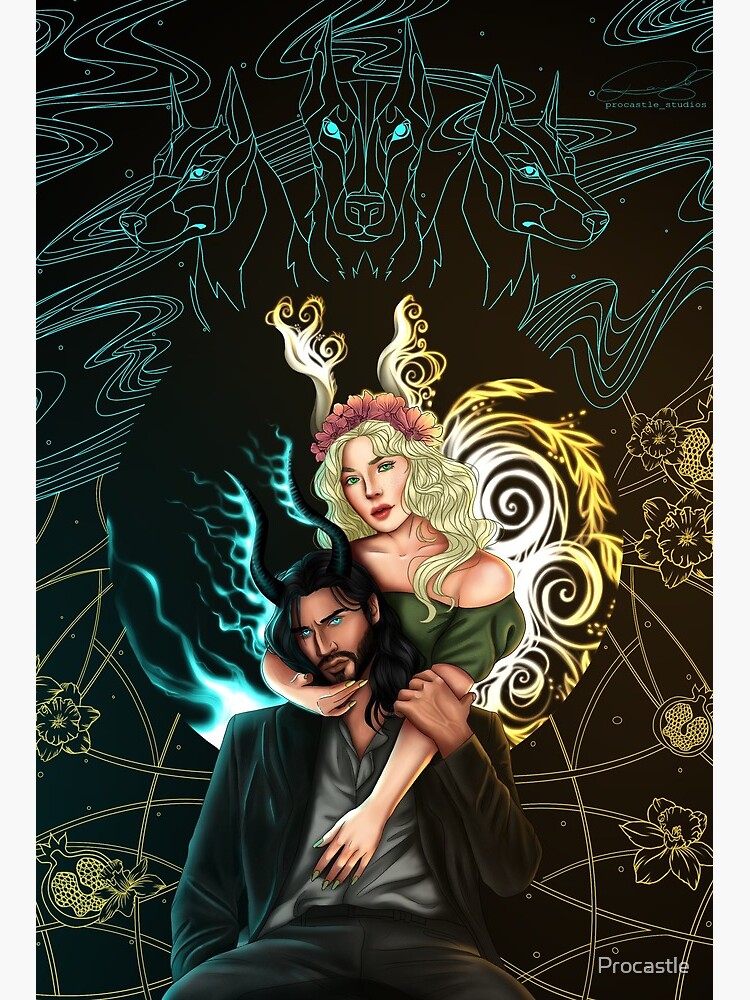Hades and Persephone Digital Prints 'in (Instant Download) 