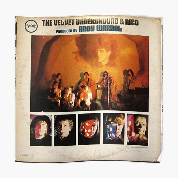 The Velvet Underground & Nico, Mono Back cover ORIGINAL Poster
