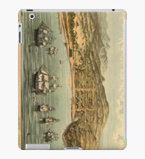 Vintage Pictorial Map of San Francisco (1884) iPad Case/Skin