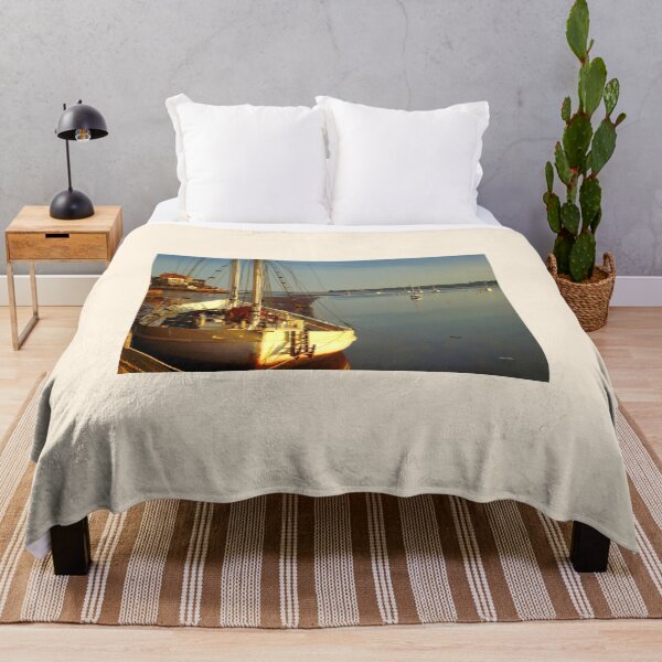 Item preview, Evening Light on Topsham Quay designed and sold by LeRoyM.