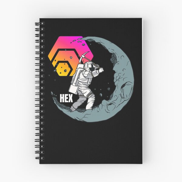 Item preview, HEX Moon Man Mining Crypto Cryptocurrency  designed and sold by Bitcoin-Fashion.
