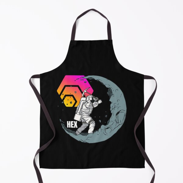Item preview, HEX Moon Man Mining Crypto Cryptocurrency  designed and sold by Bitcoin-Fashion.