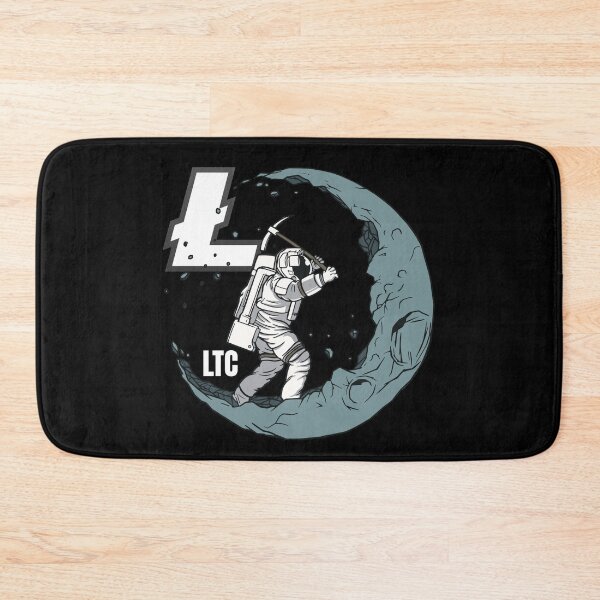 Item preview, Litecoin LTC Moon Man Mining Crypto Cryptocurrency  designed and sold by Bitcoin-Fashion.