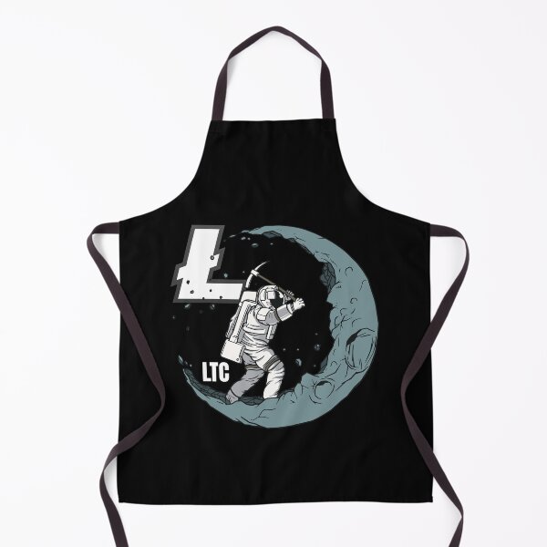 Item preview, Litecoin LTC Moon Man Mining Crypto Cryptocurrency  designed and sold by Bitcoin-Fashion.