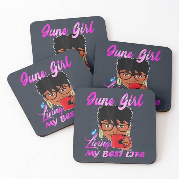 Item preview, June Girl Living Best Life designed and sold by BanDicker.