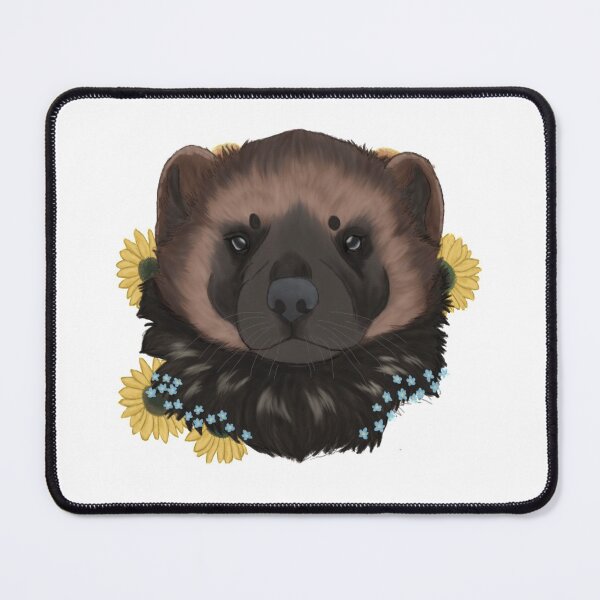 Item preview, Floral Wolverine designed and sold by Ashley Gagnon.