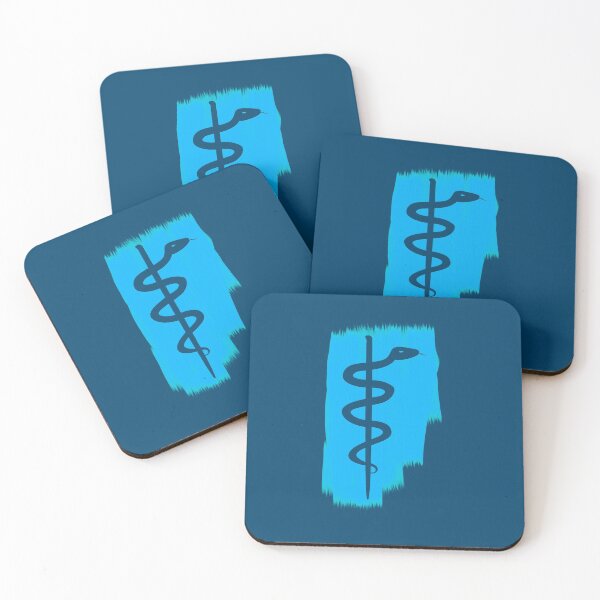 Item preview, Rod of Asclepius - Blue Paint designed and sold by Artsy-Chemist.