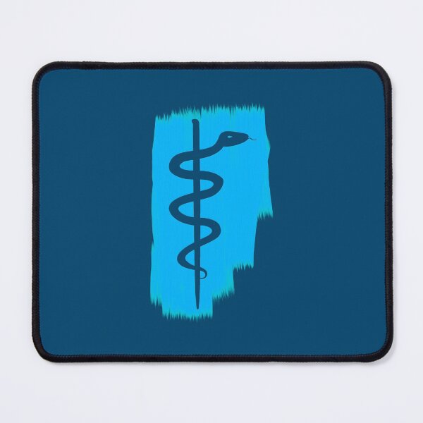 Item preview, Rod of Asclepius - Blue Paint designed and sold by Artsy-Chemist.