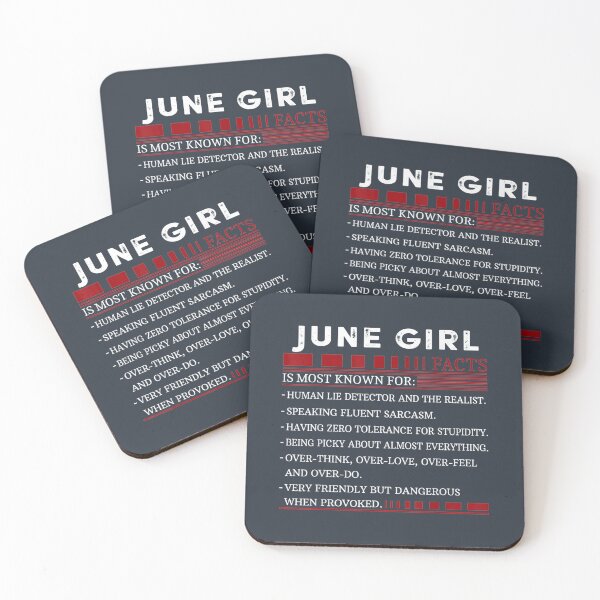 Item preview, June Girl Facts Detector T-Shirt designed and sold by BanDicker.