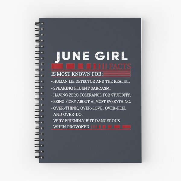 Item preview, June Girl Facts Detector T-Shirt designed and sold by BanDicker.