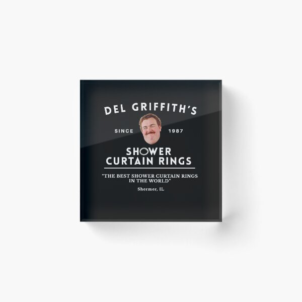 Artikelvorschau, Del Griffith's – Duschvorhangringe entworfen und verkauft von Primotees.