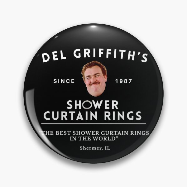 Artikelvorschau, Del Griffith's – Duschvorhangringe entworfen und verkauft von Primotees.