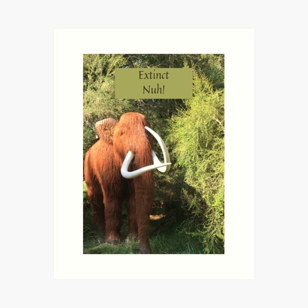 Item preview, Extinct Nuh! designed and sold by The Poette.