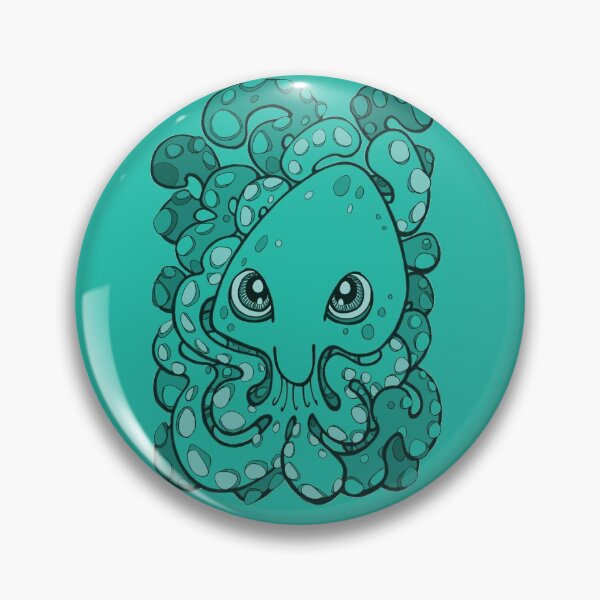 Item preview, Happy Octopus Squid Kraken Cthulhu Sea Creature - Arcadia designed and sold by bignose1977.