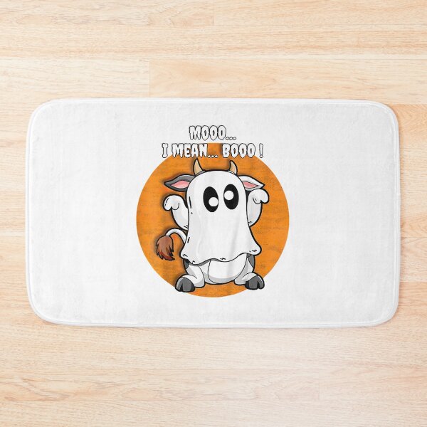 Item preview, Ghost Cow Moo I Mean Boo Pumpkin Moon Halloween  designed and sold by JethroShop.