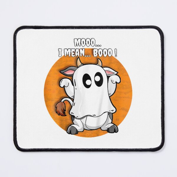 Item preview, Ghost Cow Moo I Mean Boo Pumpkin Moon Halloween designed and sold by JethroShop.