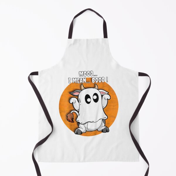 Item preview, Ghost Cow Moo I Mean Boo Pumpkin Moon Halloween designed and sold by JethroShop.