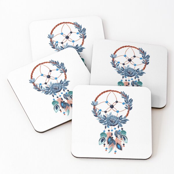 Item preview, Watercolor Floral Dreamcatcher Boho designed and sold by Vector Scout Lab.