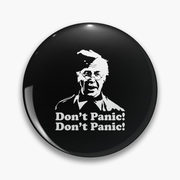 Item preview, Don't Panic Lance Corporal Jones Dads Army Gift Halloween Day, Thanksgiving, Christmas Day designed and sold by HolgerHeitmann.