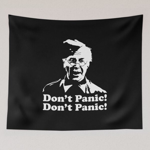 Item preview, Don't Panic Lance Corporal Jones Dads Army Gift Halloween Day, Thanksgiving, Christmas Day designed and sold by HolgerHeitmann.