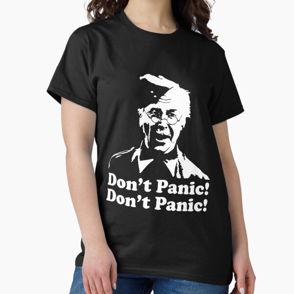 Item preview, Don't Panic Lance Corporal Jones Dads Army Gift Halloween Day, Thanksgiving, Christmas Day designed and sold by HolgerHeitmann.