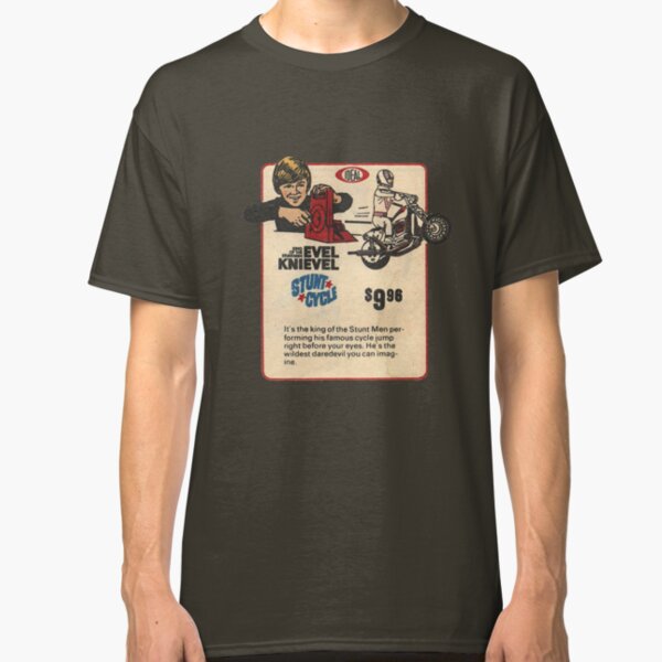 Ideal Evel Knievel Stunt Cycle Advertisement Classic T-Shirt
