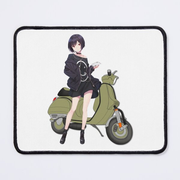 Item preview, Anime girl with scooter (2) designed and sold by yudha2733.