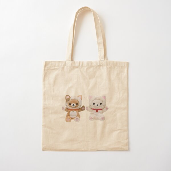 Korilakkuma selling plush fluffy tote bag