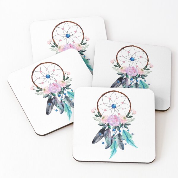 Item preview, Watercolor Floral Dreamcatcher Boho designed and sold by Vector Scout Lab.